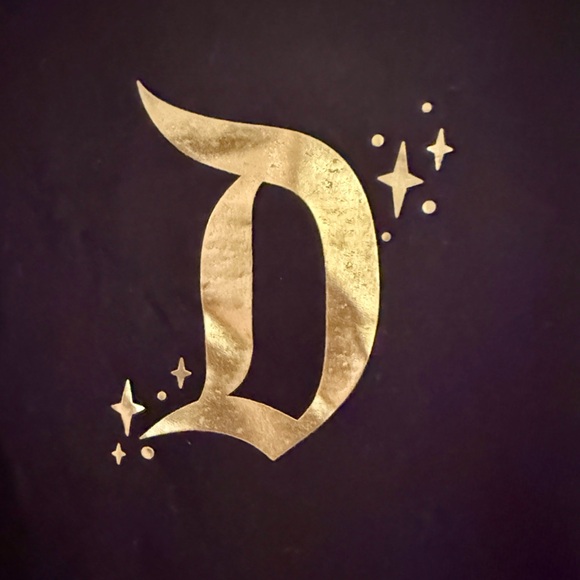 Disneyland Black and Gold Sweatshirt DISNEYLAND 
CASTLE SPIRIT JERSEY SIZE xxl - Picture 5 of 8